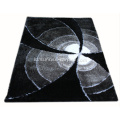 Desain warna poliester sutra berbulu Blading Rug